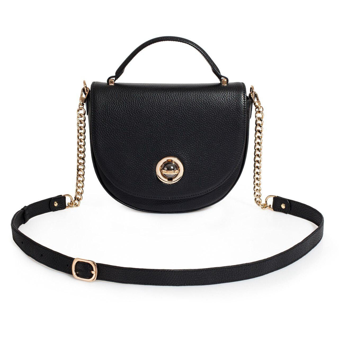 Leather Cross body Bag, Black Leather Shoulder Bag, Women's Leather Crossbody Bag, Leather bag KF-2583