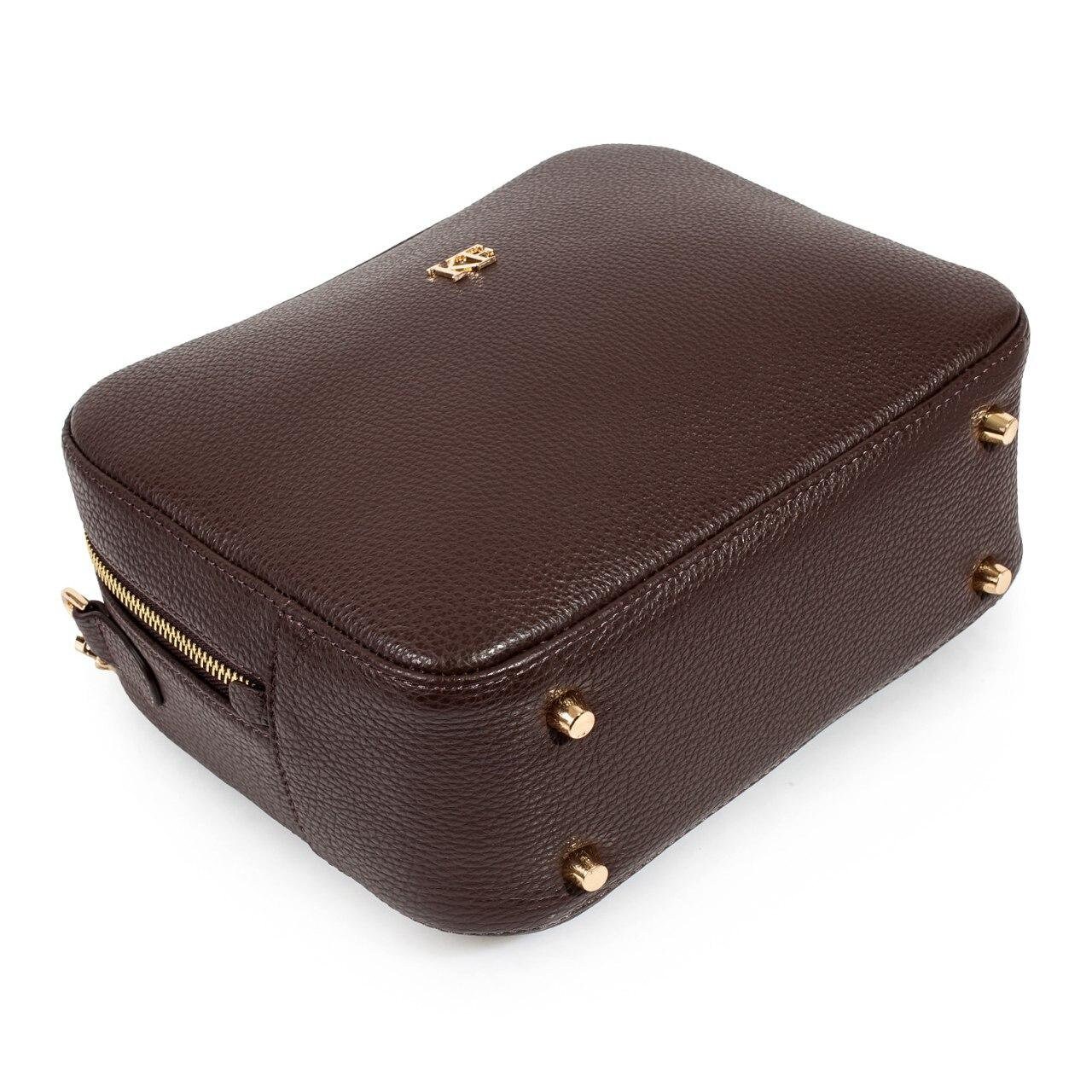 Leather Cross body Bag, Brown Leather Shoulder Bag, Women's Leather Crossbody Bag, Leather bag KF-3321 - Image 6