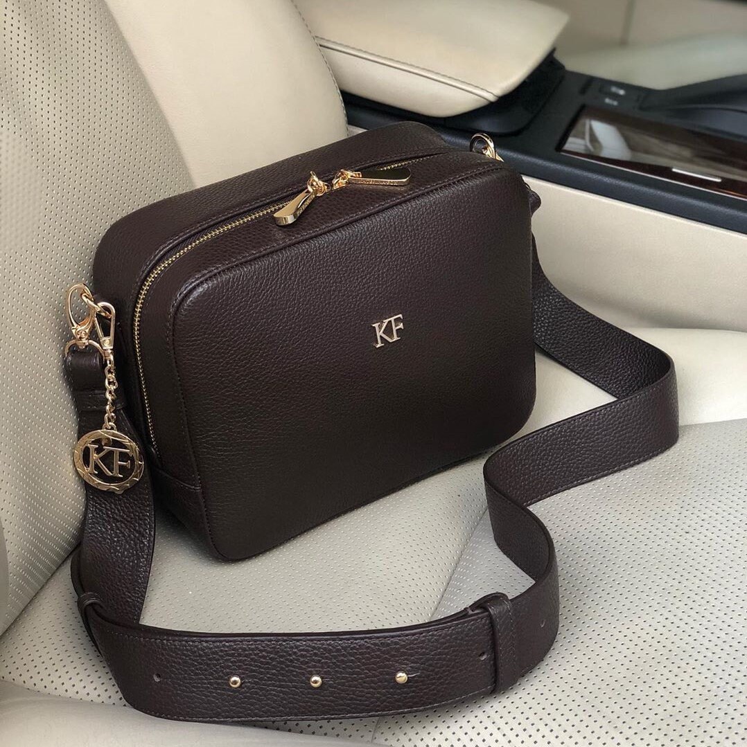 Leather Cross body Bag, Brown Leather Shoulder Bag, Women's Leather Crossbody Bag, Leather bag KF-3321 - Image 7