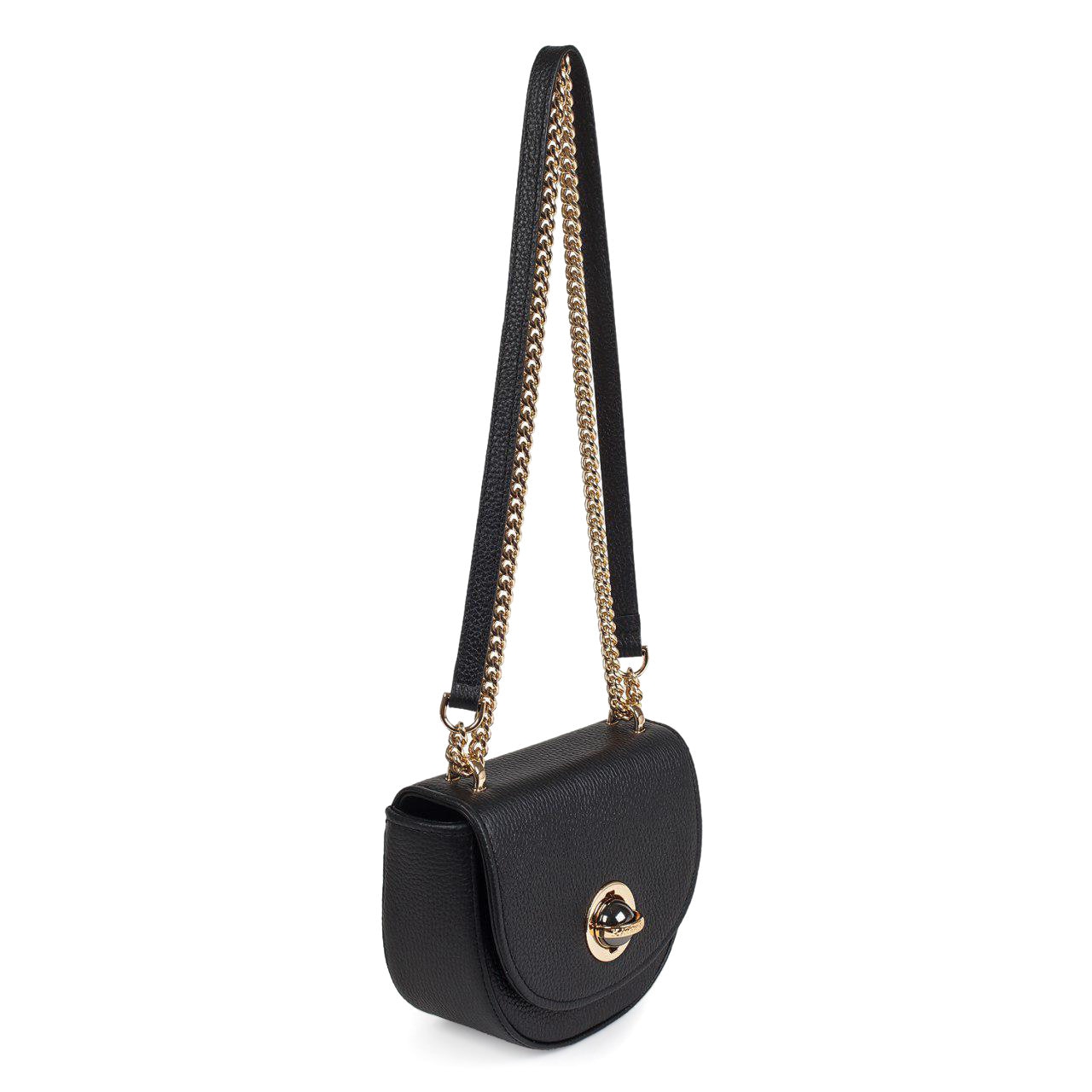 Leather Cross body Bag, Black Leather Shoulder Bag, Women's Leather Crossbody Bag, Leather bag KF-2949 - Image 3