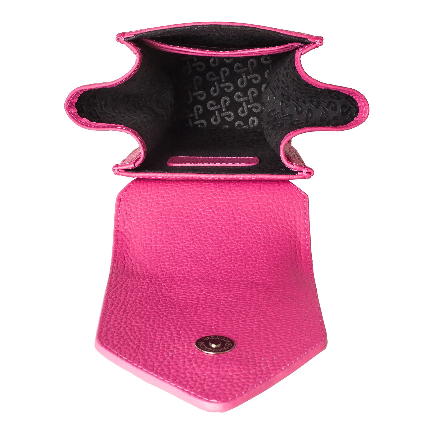 Leather Cross body Bag, Fuchsia Leather Shoulder Bag, Women's Leather Crossbody Bag, Leather bag KF-3613 - Image 5
