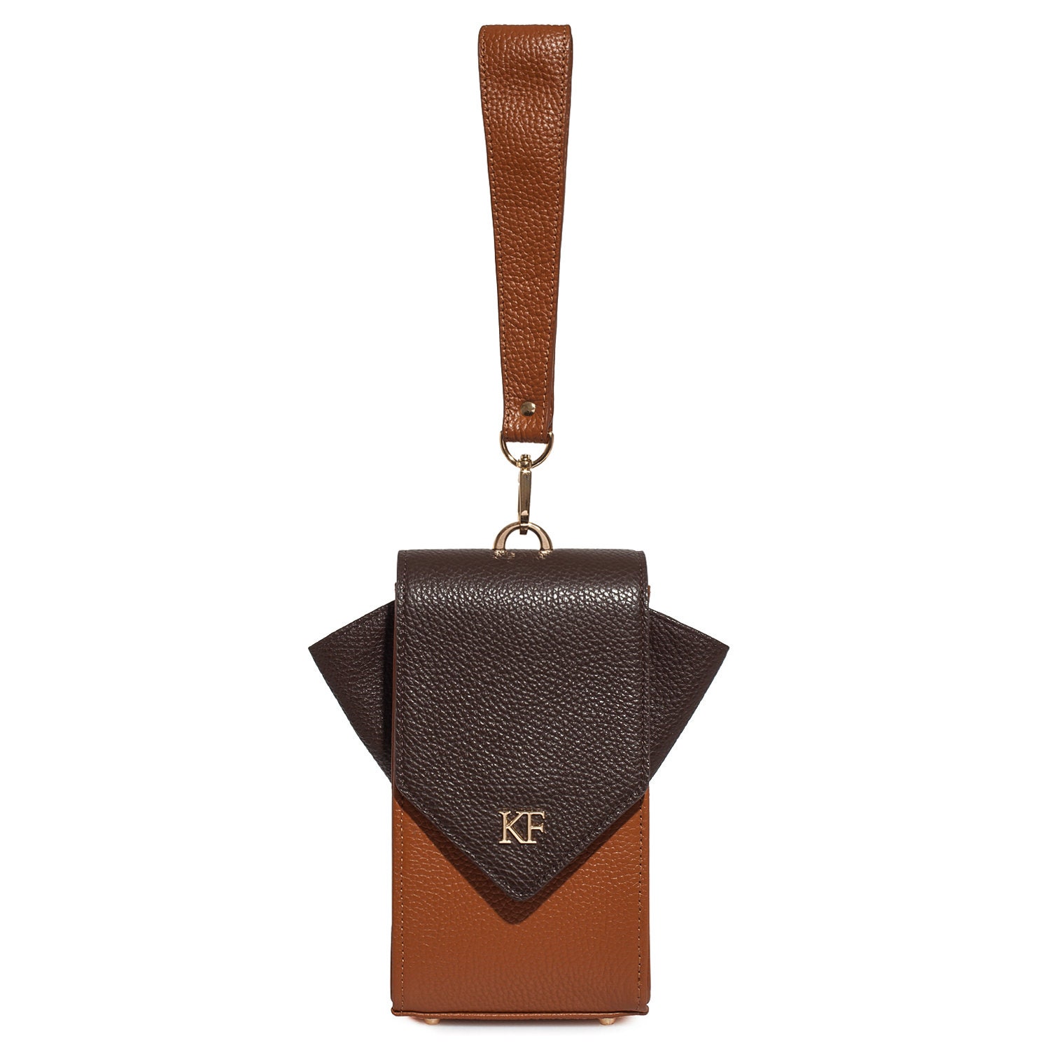 Leather Cross body Bag, Ginger Leather Shoulder Bag, Women's Leather Crossbody Bag, Leather bag KF-3666 - Image 3